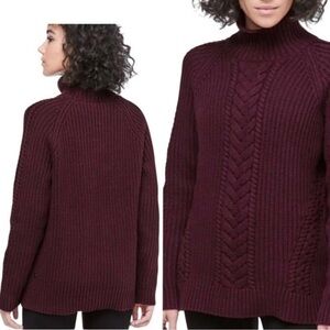 Lululemon Bring The Cozy Turtleneck Sweater Women’s Sz 4 Chunky Knit Dark Adobe